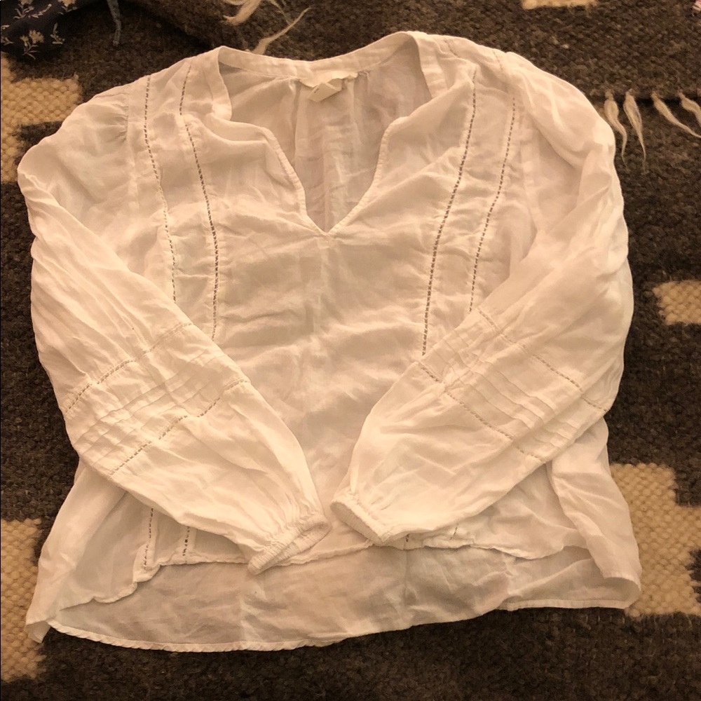 Beautiful H&M Lyocell and Ramie Billowy top